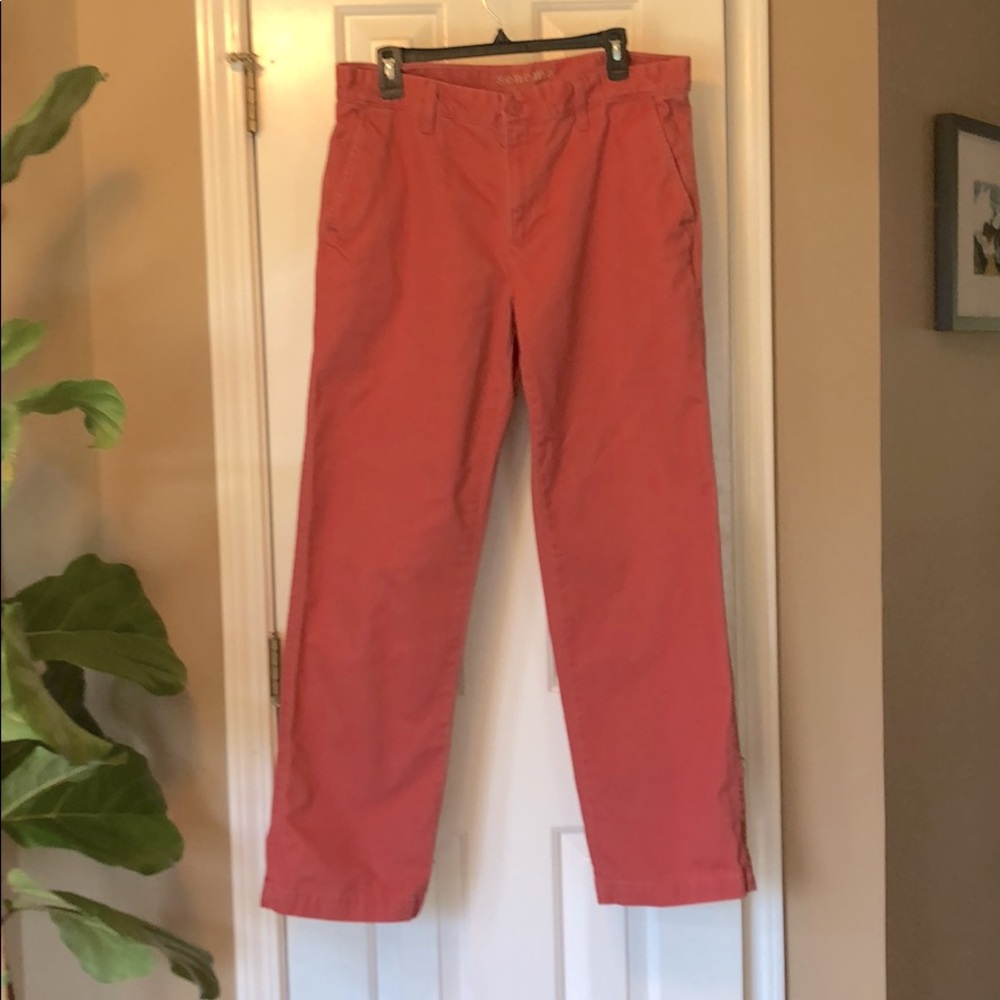 Sonoma men’s red pants size 34 x 32